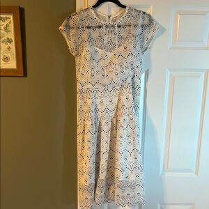 Elegant White Lace Dress